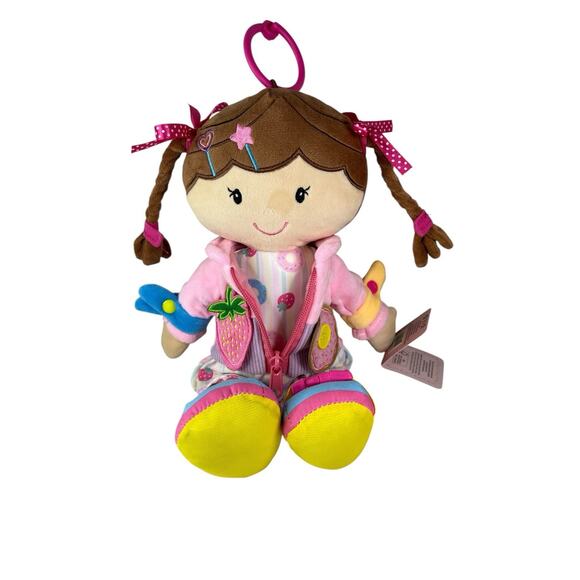 June Garden 15.5" Dressy Friends Daisy Educational Stuffed Plush Doll NWT - Picture 2 of 4